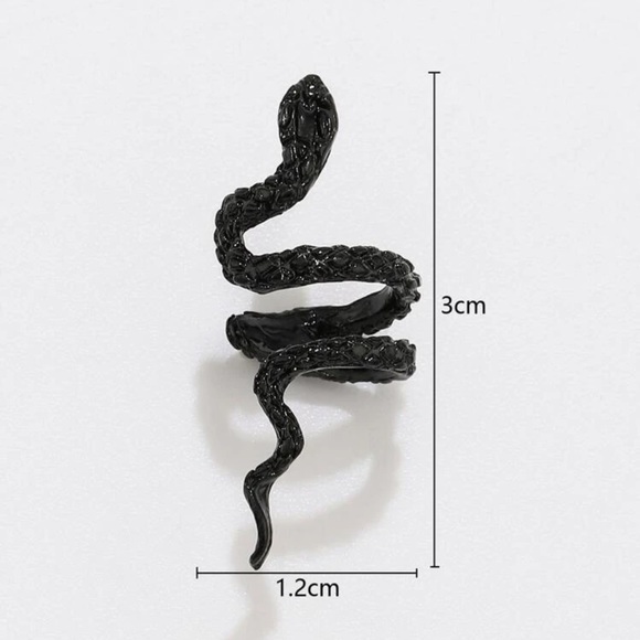 Black Snake Ear Cuff - Picture 5 of 7